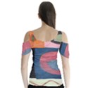 28040456413 D6da7d57d9 O Butterfly Sleeve Cutout Tee  View2