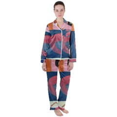 28040456413 D6da7d57d9 O Satin Long Sleeve Pyjamas Set