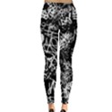 Graffiti Abstract Collage Print Pattern Leggings  View2