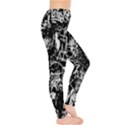 Graffiti Abstract Collage Print Pattern Leggings  View4