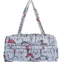 Cute Cat Chef Cooking Seamless Pattern Cartoon Multi Function Bag View1