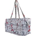 Cute Cat Chef Cooking Seamless Pattern Cartoon Multi Function Bag View3