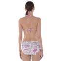 Cute Girly Seamless Pattern Cut-Out One Piece Swimsuit View2