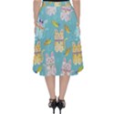 Vector Seamless Pattern With Colorful Cats Fish Classic Midi Skirt View2