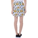 Hand Drawn Kitten Pattern With Elements Tennis Skirt View2