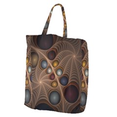 Fractal Fantasy Abstract Design Giant Grocery Tote