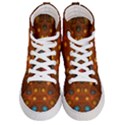 Fractal Fantasy Design Swirl Men s Hi-Top Skate Sneakers View1