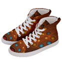 Fractal Fantasy Design Swirl Men s Hi-Top Skate Sneakers View2