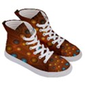Fractal Fantasy Design Swirl Men s Hi-Top Skate Sneakers View3