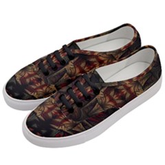 Fractal Fantasy Texture Pattern Women s Classic Low Top Sneakers