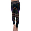 Fractal Abstract Background Pattern Kids  Lightweight Velour Classic Yoga Leggings View4