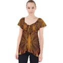 Fractal Art Abstract Pattern Lace Front Dolly Top View1