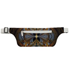 Fractal Art Abstract Pattern Active Waist Bag