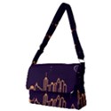 Skyscraper Town Urban Towers Full Print Messenger Bag (M) View1