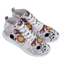 Astronaut Drawing Planet Men s Lightweight High Top Sneakers View3