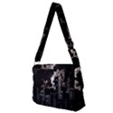City Night Moon Skyline Skyscraper Full Print Messenger Bag (M) View2