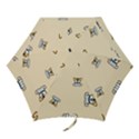Cute Welsh Corgi Puppy Sitting Seamless Pattern Mini Folding Umbrellas View1