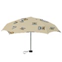 Cute Welsh Corgi Puppy Sitting Seamless Pattern Mini Folding Umbrellas View3
