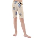 Cute Welsh Corgi Puppy Sitting Seamless Pattern Kids  Mid Length Swim Shorts View1