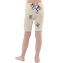 Cute Welsh Corgi Puppy Sitting Seamless Pattern Kids  Mid Length Swim Shorts View2