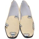 Cute Welsh Corgi Puppy Sitting Seamless Pattern Women s Classic Loafer Heels View1