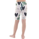 Cute Cactus Plants Seamless Pattern With Children Drawing Baby Kids Apparel Fashion Kids  Mid Length Swim Shorts View2