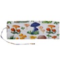 Mushroom Seamless Pattern Roll Up Canvas Pencil Holder (M) View1
