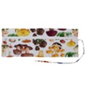 Mushroom Seamless Pattern Roll Up Canvas Pencil Holder (M) View2
