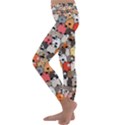 Cute Dog Seamless Pattern Background Kids  Lightweight Velour Classic Yoga Leggings View2