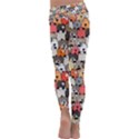 Cute Dog Seamless Pattern Background Kids  Lightweight Velour Classic Yoga Leggings View4