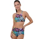 Zombie Heads Pattern High Waist Tankini Set View1