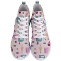 Seamless Bakery Vector Pattern Men s Lightweight High Top Sneakers View1