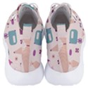 Seamless Bakery Vector Pattern Men s Lightweight High Top Sneakers View4