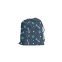 Bons Foot Prints Pattern Background Drawstring Pouch (XS) View1