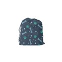 Bons Foot Prints Pattern Background Drawstring Pouch (XS) View2