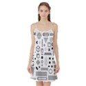 Pattern Hipster Abstract Form Geometric Line Variety Shapes Polkadots Fashion Style Seamless Satin Night Slip View1
