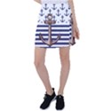 Anchor Background Design Tennis Skirt View1