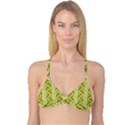 Pizza Fast Food Pattern Seamles Design Background Reversible Tri Bikini Top View1
