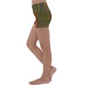 Colors From The Sea Decorative Kids  Lightweight Velour Yoga Shorts View2