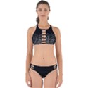 Black And White Matrix Patterned Design Perfectly Cut Out Bikini Set View1