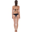 Black And White Matrix Patterned Design Perfectly Cut Out Bikini Set View2