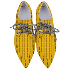 Digital Stars Pointed Oxford Shoes