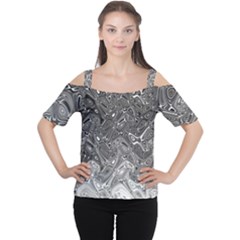 Grey Glow Cartisia Cutout Shoulder Tee