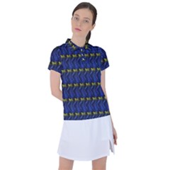 Blue Illusion Women s Polo Tee
