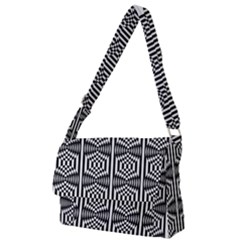 Optical Illusion Full Print Messenger Bag (l)