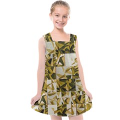 Array Random Gold Kids  Cross Back Dress