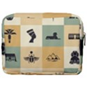 Egyptian Flat Style Icons Make Up Pouch (Large) View2