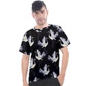 Crane Pattern Men s Sport Top View1