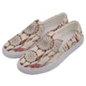 Coloured Dreamcatcher Background Men s Canvas Slip Ons View2