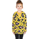 Leopard Print Seamless Pattern Kids  Double Breasted Button Coat View1